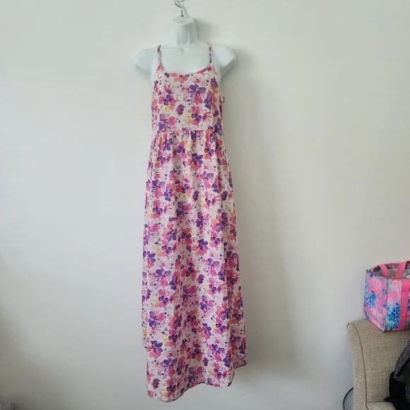 LoveShackFancy Faraday Floral-Print Slip Maxi Dress Size Medium - Picture 6 of 14